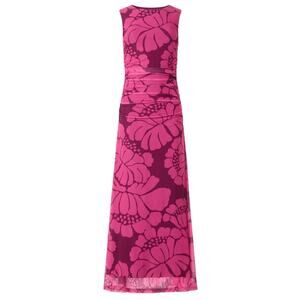 MINKPINK Persephone Mesh Midi Dress in Pink, Size XS